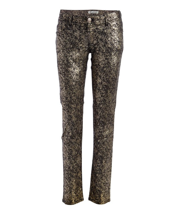 Electra Edge: Shimmer-Sheen Shakedown Skinny Jeans
