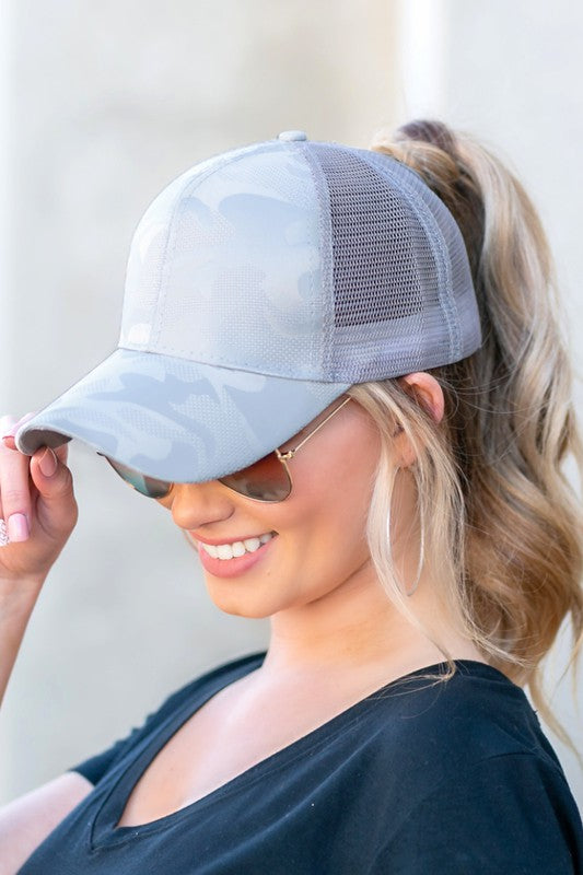 CamoCraze: TressTrek Adjustable Topknot Cap