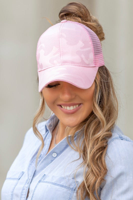 CamoCraze: TressTrek Adjustable Topknot Cap