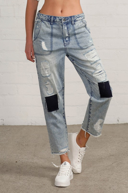 Couture Canvas Patchwork Denim