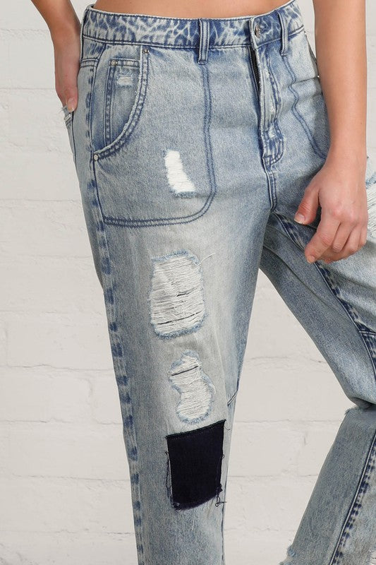 Couture Canvas Patchwork Denim