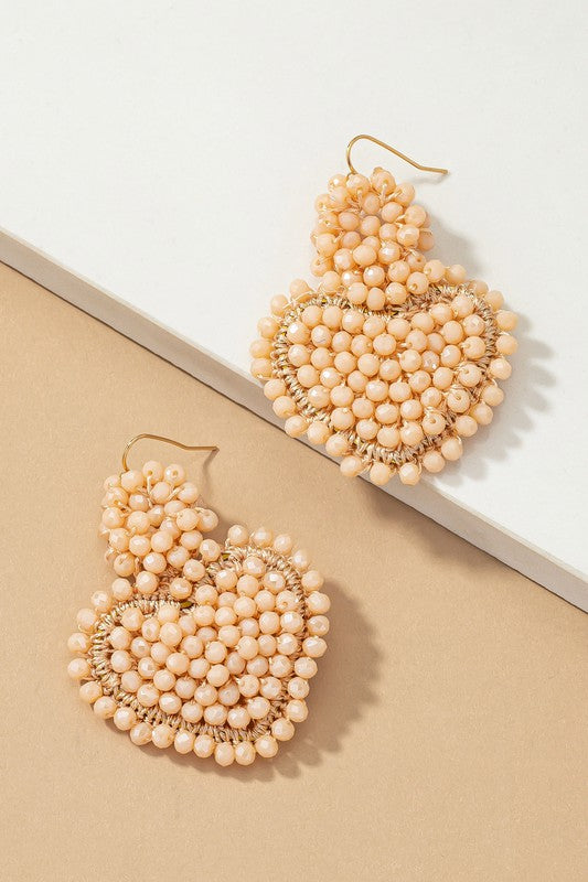 HeartBeat: Dangling Beaded Symphony Earrings
