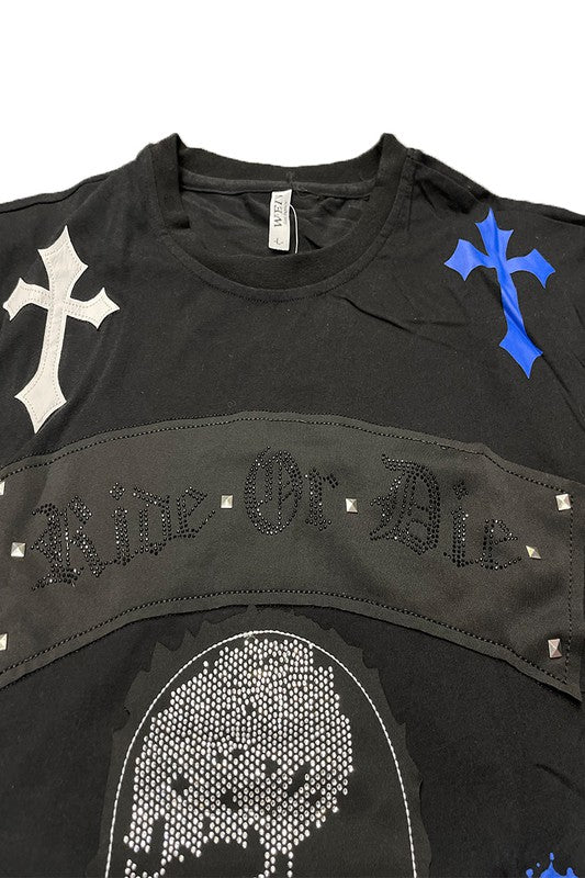 ChromaTwist Gent's Tee: A Kaleidoscopic Spin on Classic Cool