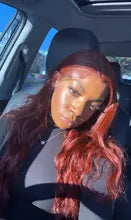 Ginger Gaze: The Sunkissed Sleekster 5x5 Lace Magic Wig