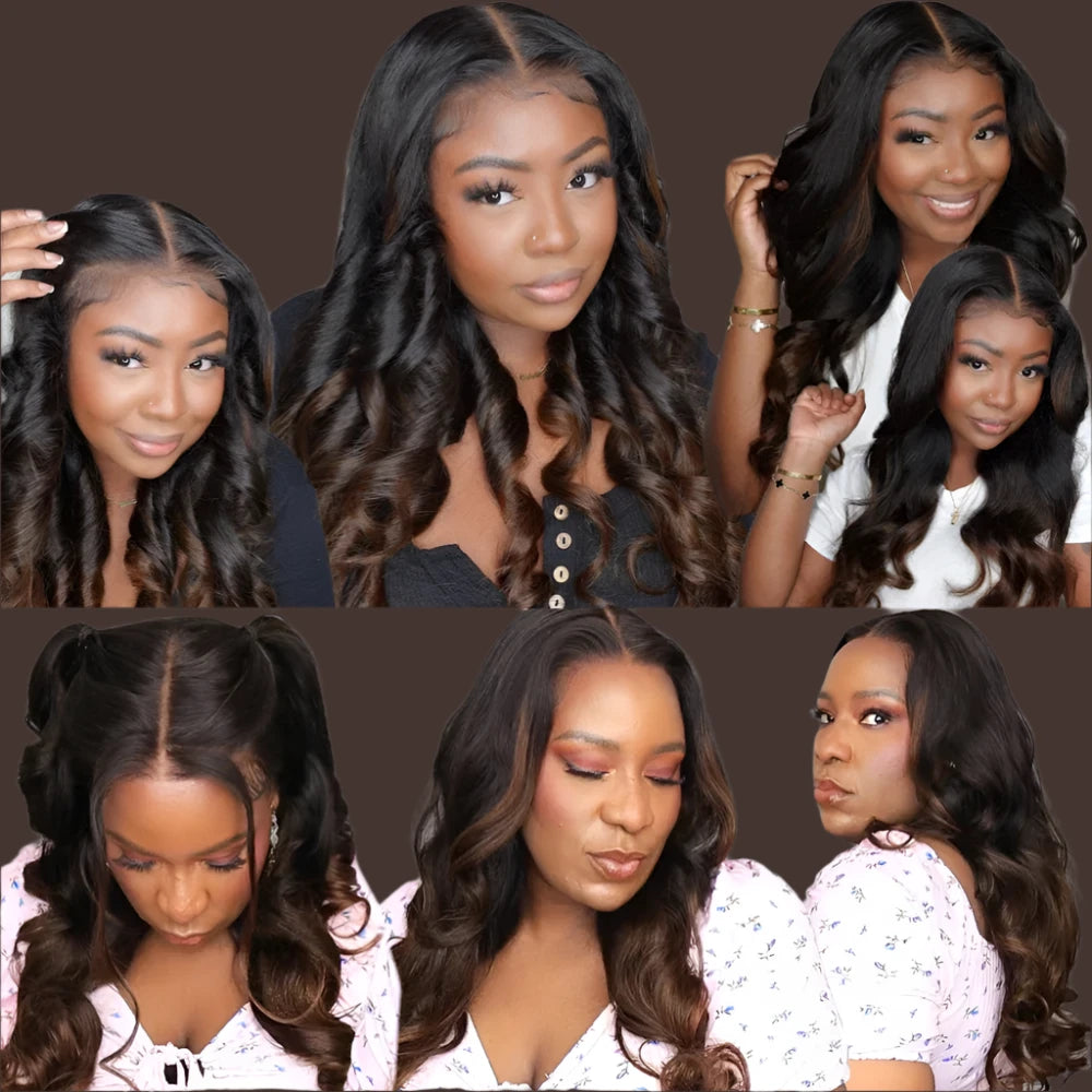 Sunset Swirl EasyGlam 7x5 Lace Closure Wig