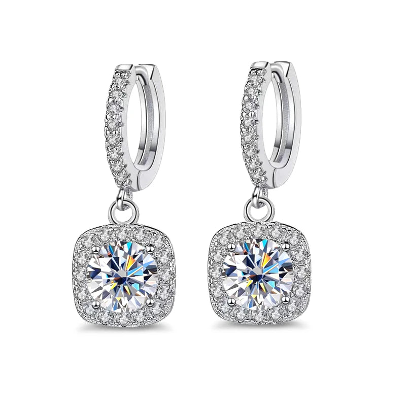 Luminous LuxeMoissanite Sparklers | GRA Certified Moissanite Stud Earrings