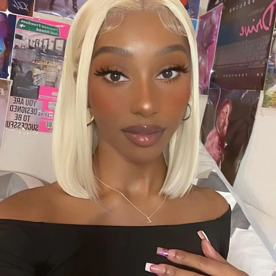 BHG'S Straight 613 GlamBlonde 13x4 HD Frontal Wig