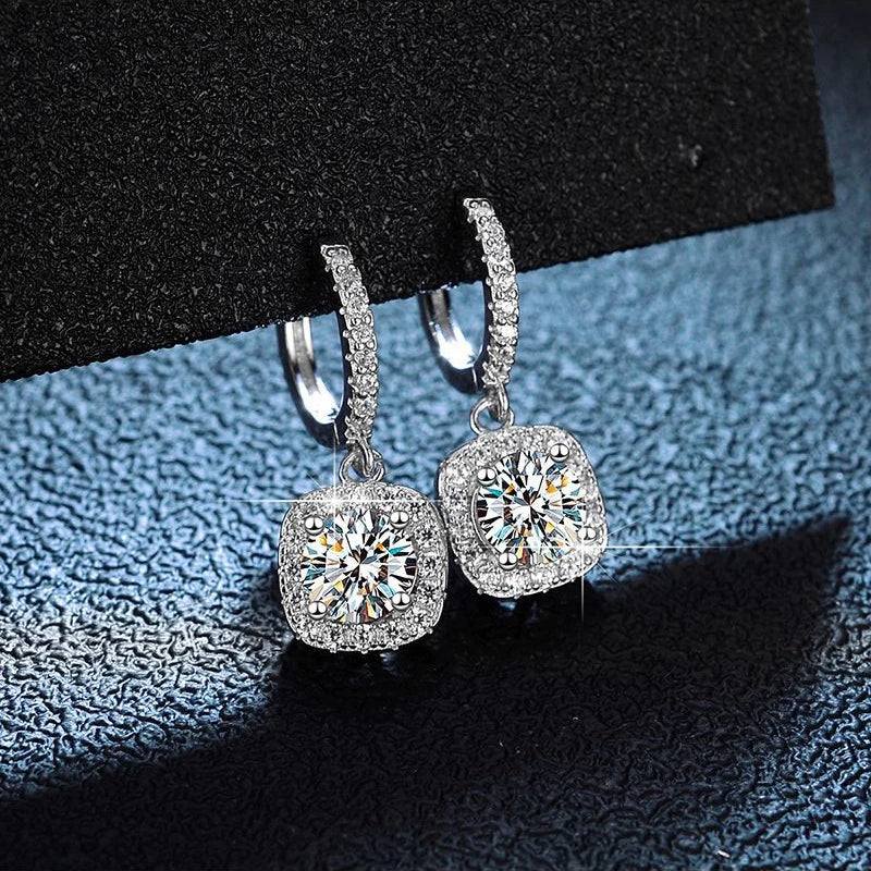 Luminous LuxeMoissanite Sparklers | GRA Certified Moissanite Stud Earrings
