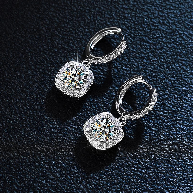 Luminous LuxeMoissanite Sparklers | GRA Certified Moissanite Stud Earrings
