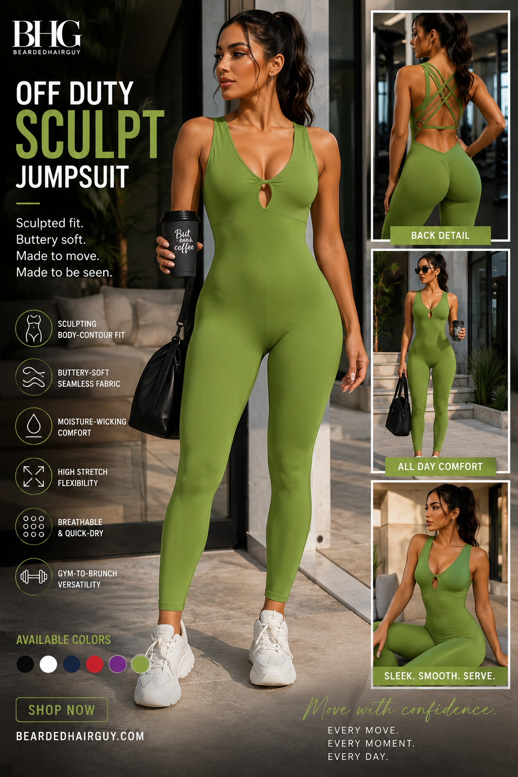 Off Duty Sculpt Jumpsuit