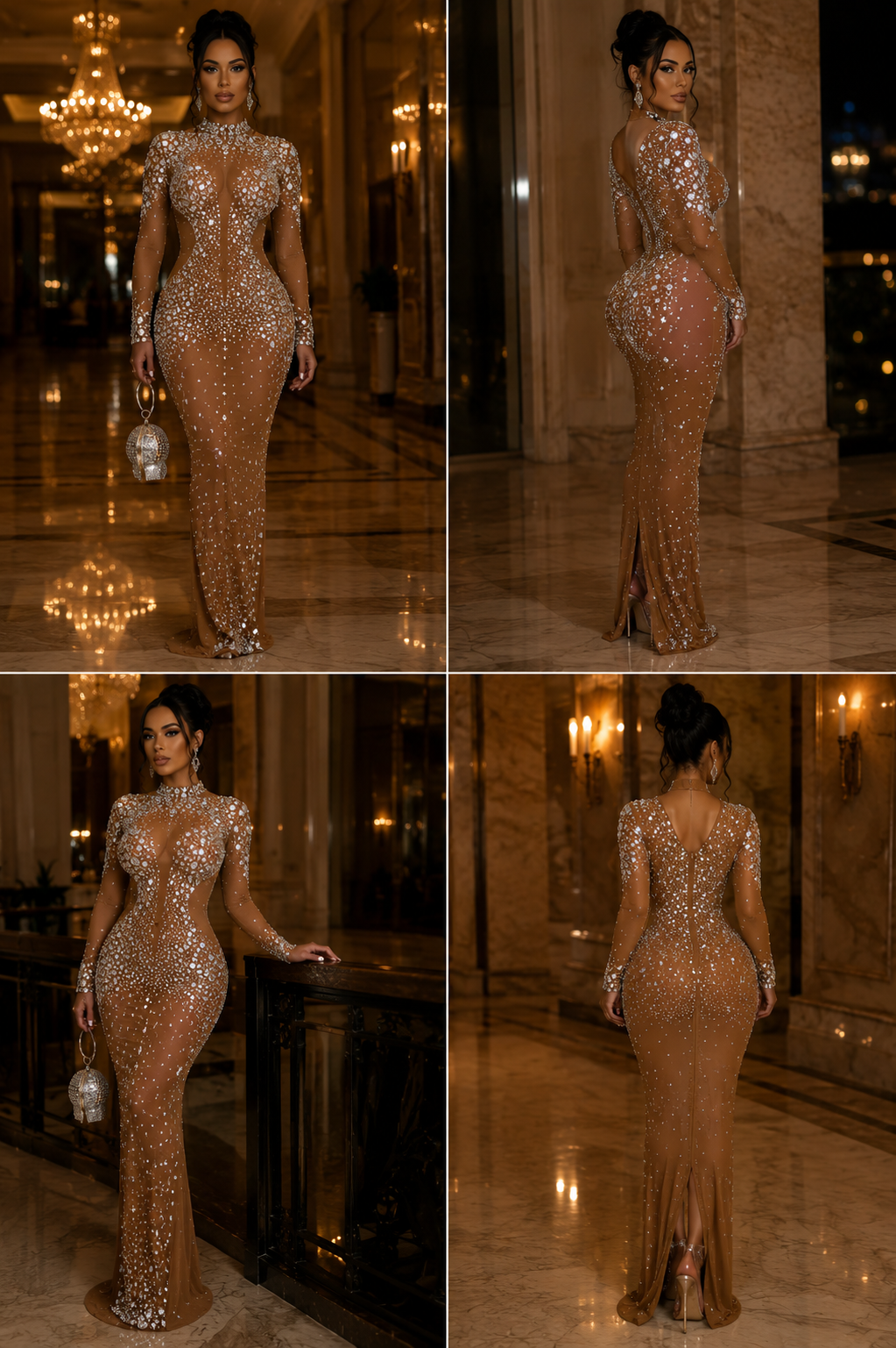 The Celeste Crystal Gown