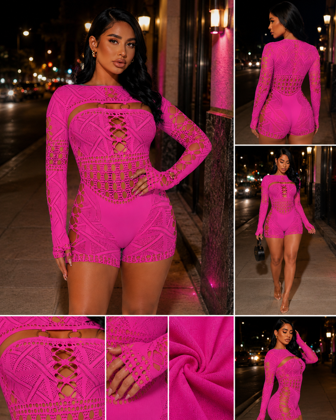 After Hours Lace Playsuit