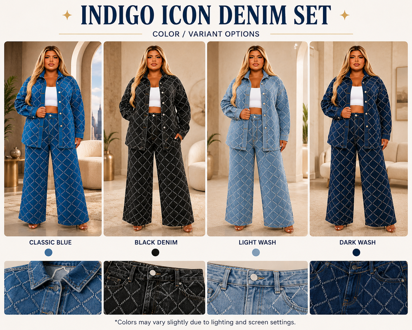 Indigo Icon Denim Set