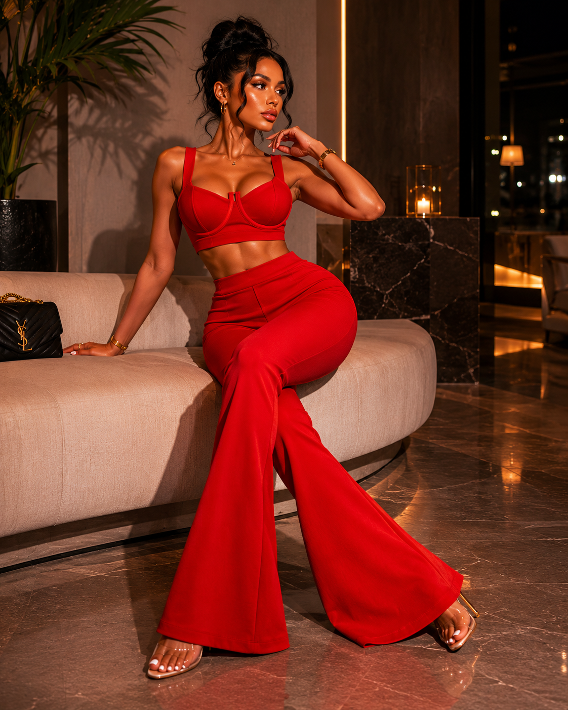 Midnight Muse Bandage Pant Set