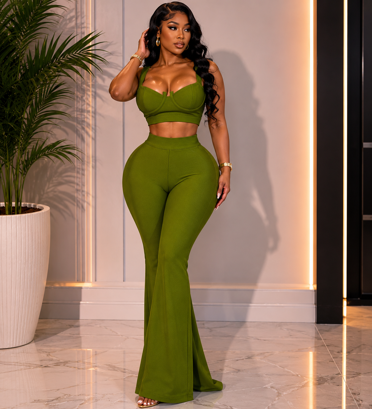 Midnight Muse Bandage Pant Set