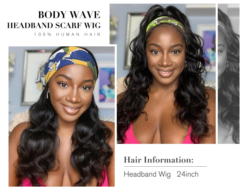 WaveWand: The Cascade Headband Wig