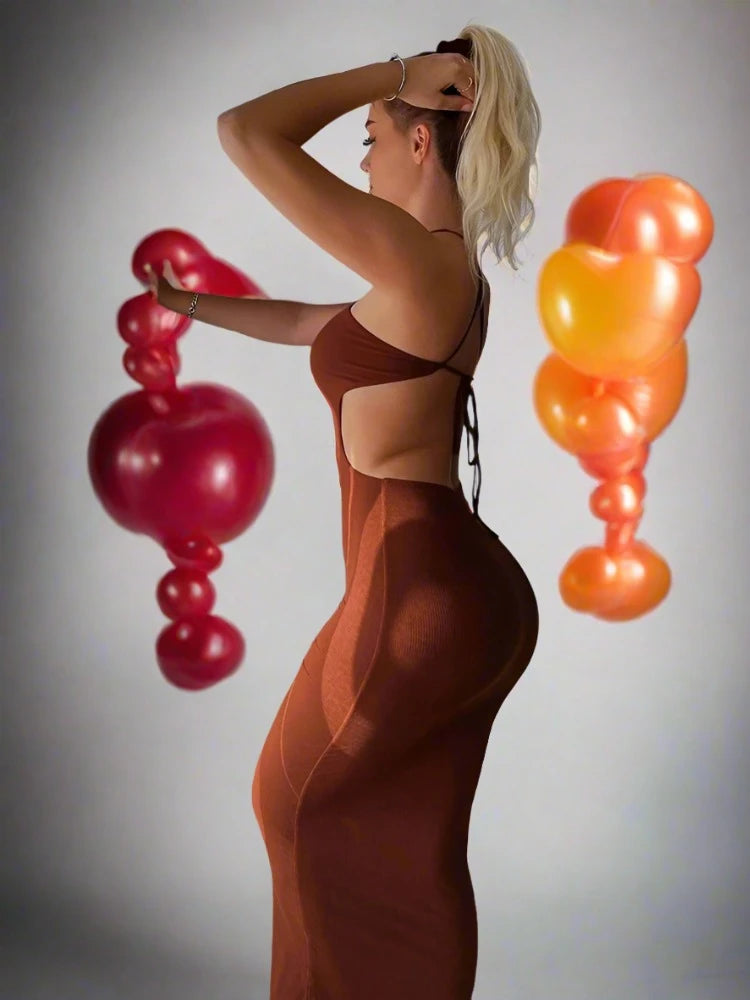 Halter Ego KnitWhisper Dress