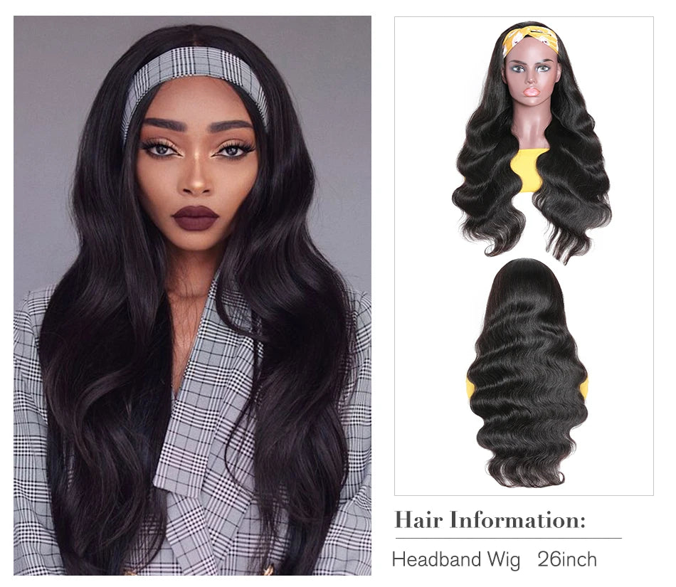 WaveWand: The Cascade Headband Wig