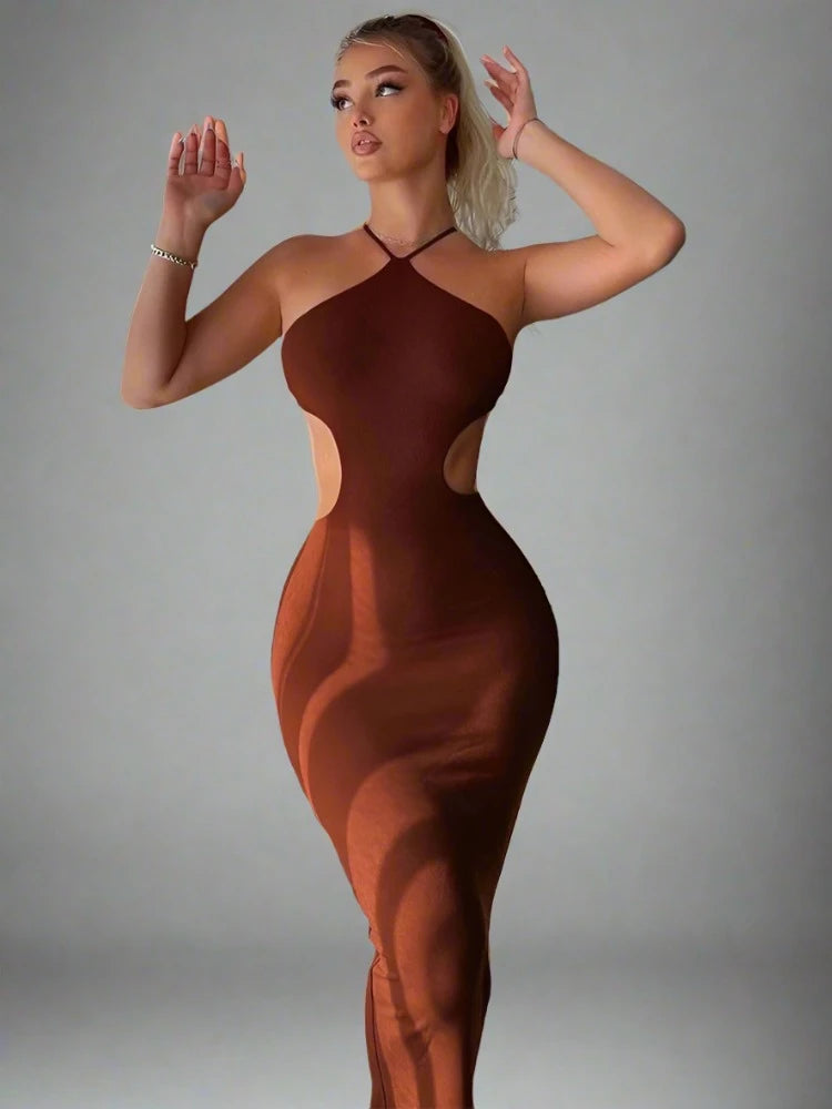 Halter Ego KnitWhisper Dress