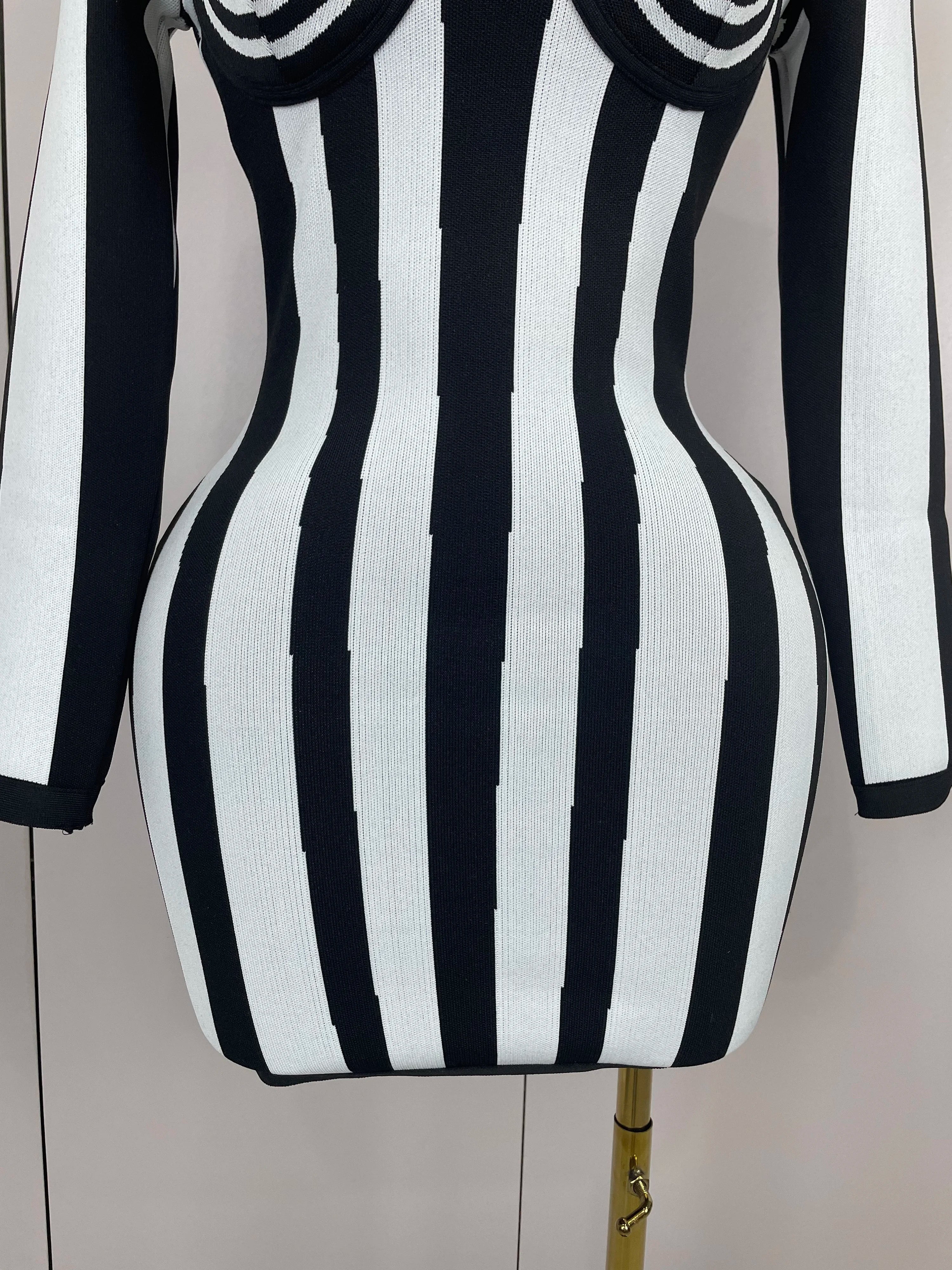 Hypnotic Muse Illusion Mini Dress