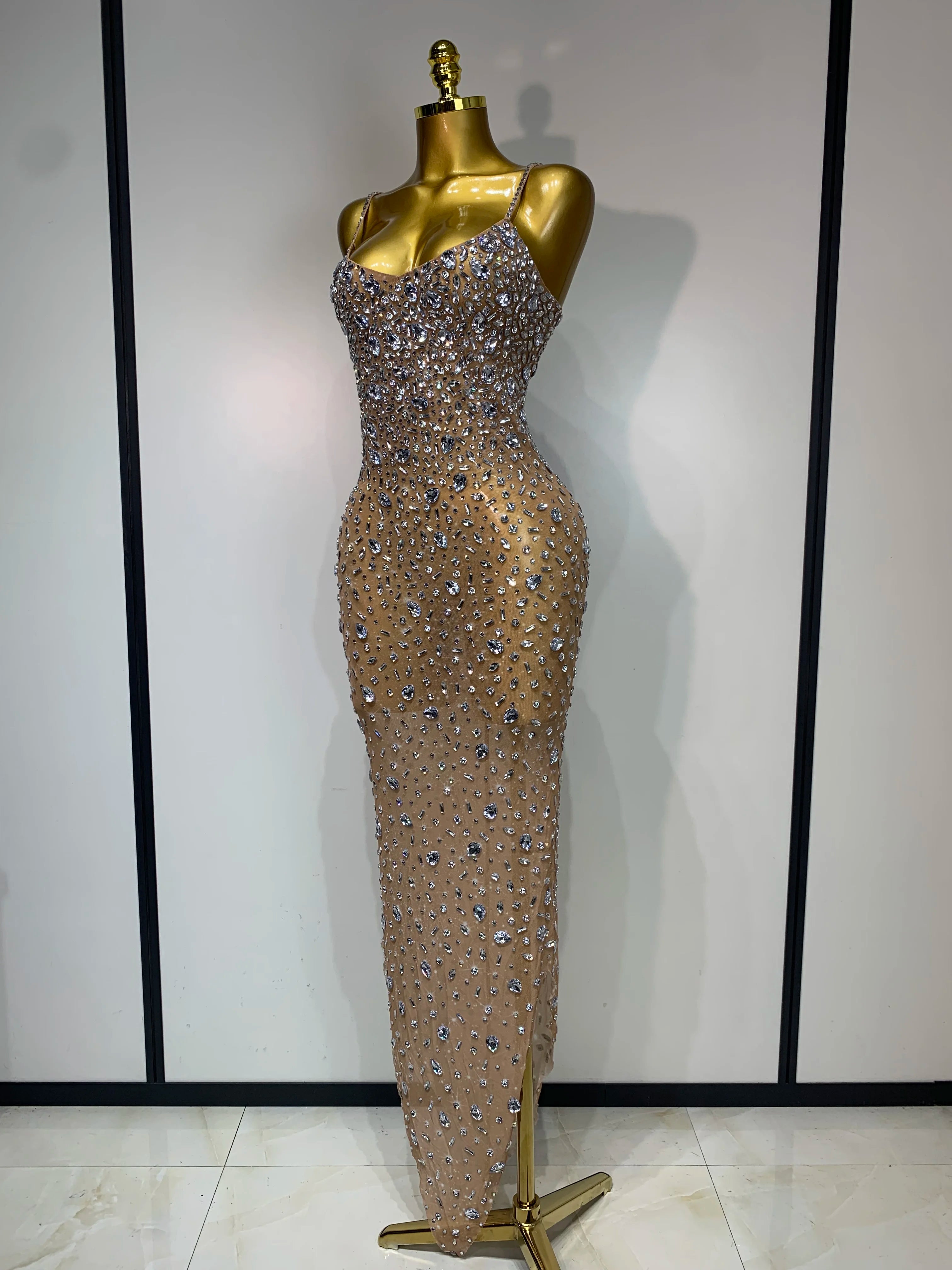 Diamond Hour Illusion Gown