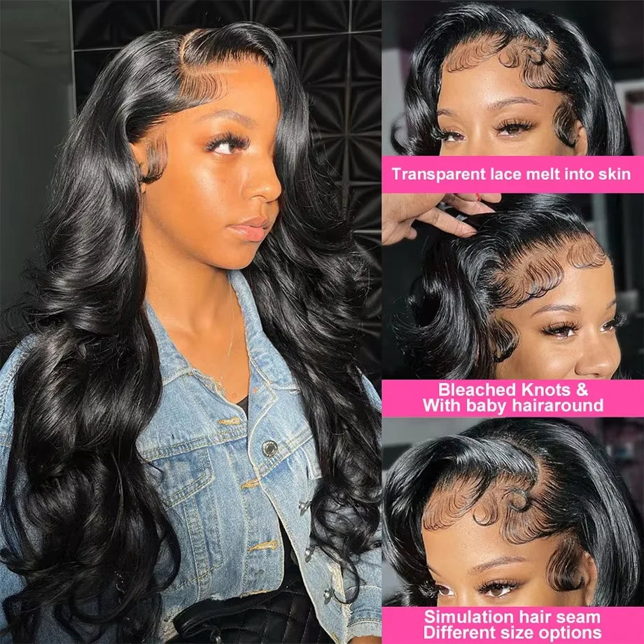 CrownWave Brazilian Body Wave HD Lace Frontal Wig