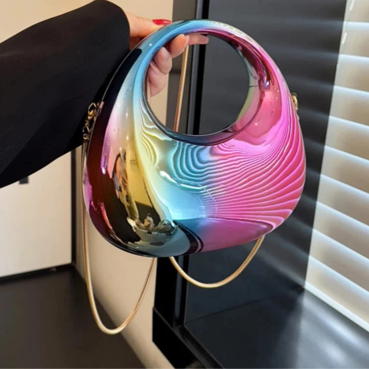 Luxe Orbit Clutch - Golden Gala Edition