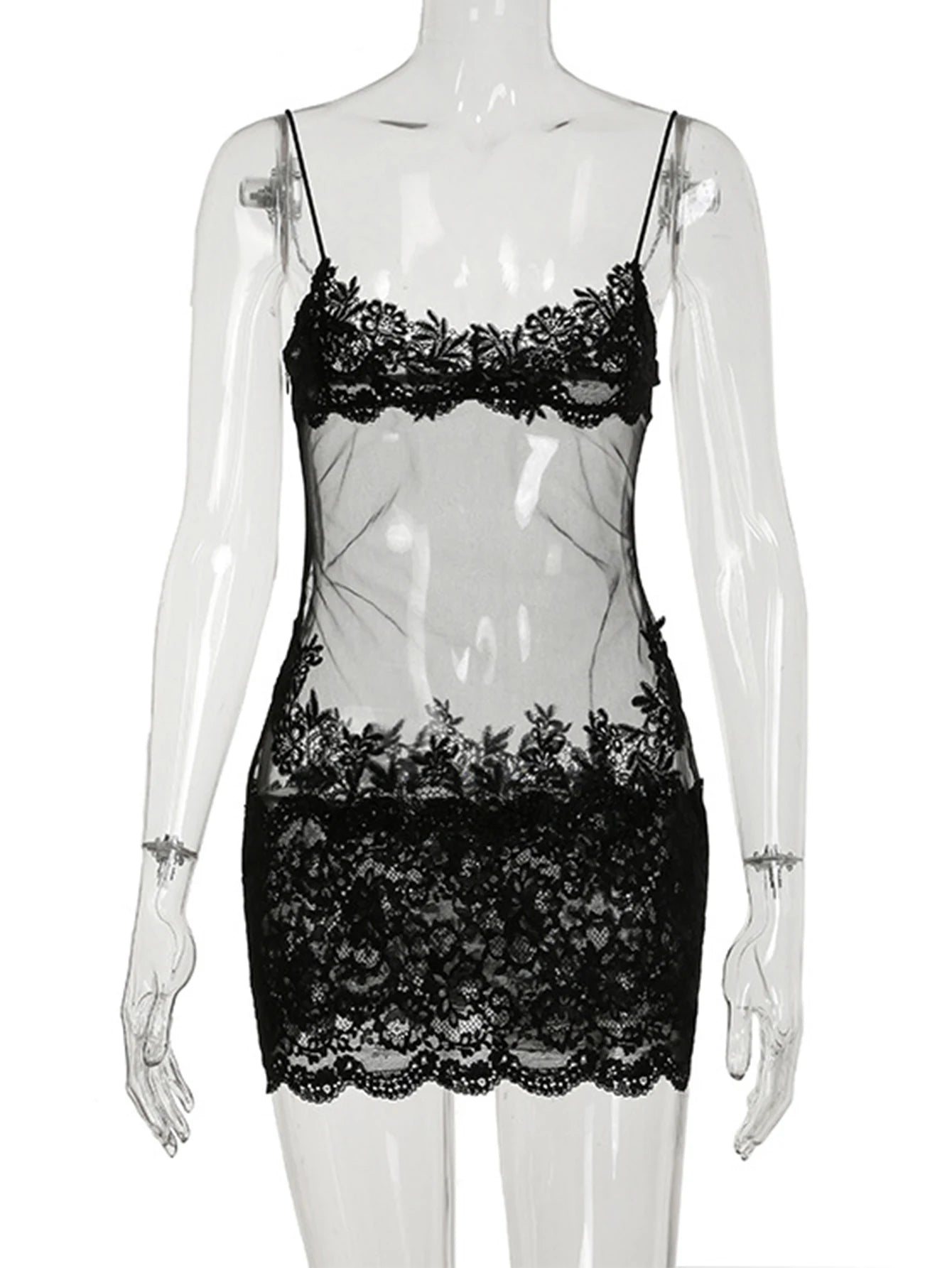 Tempt Me Lace Mini Dress
