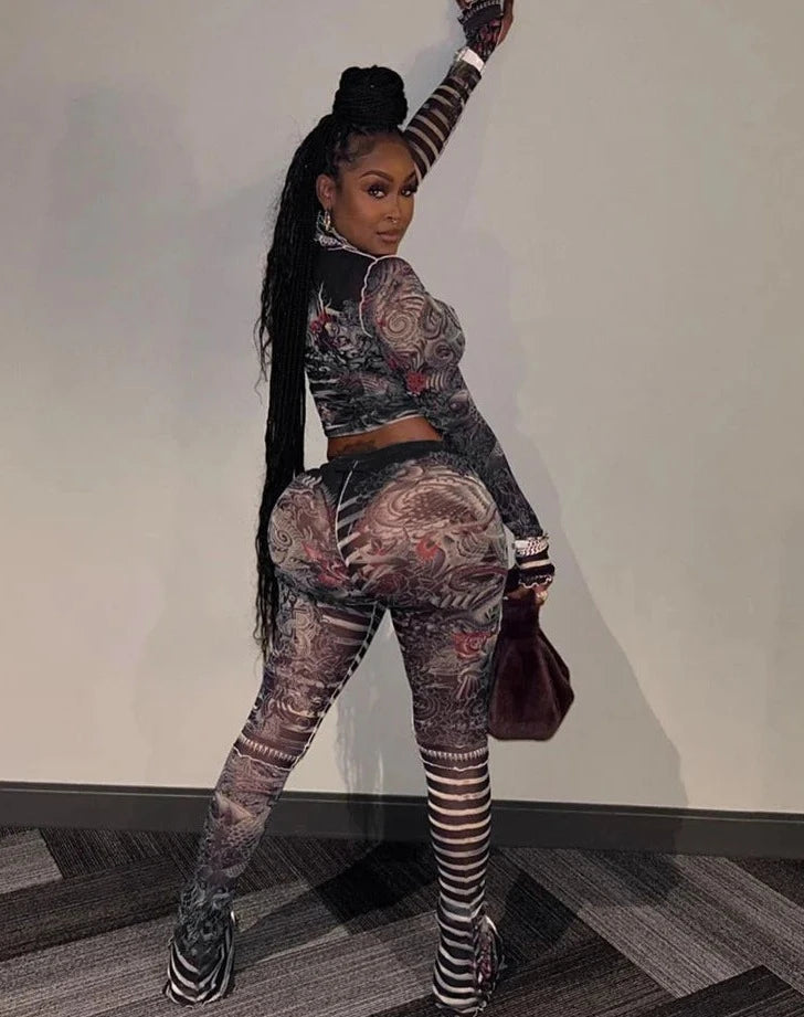 Midnight Mingle Turtleneck Twosie