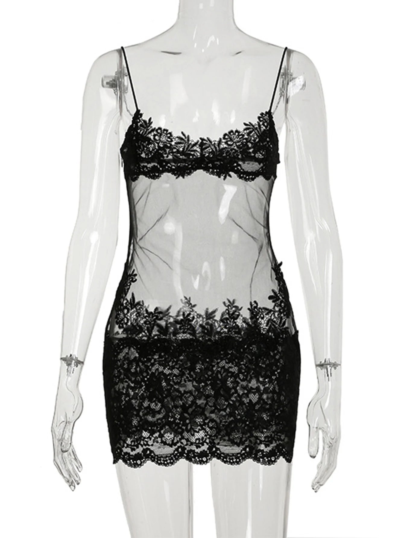 Tempt Me Lace Mini Dress