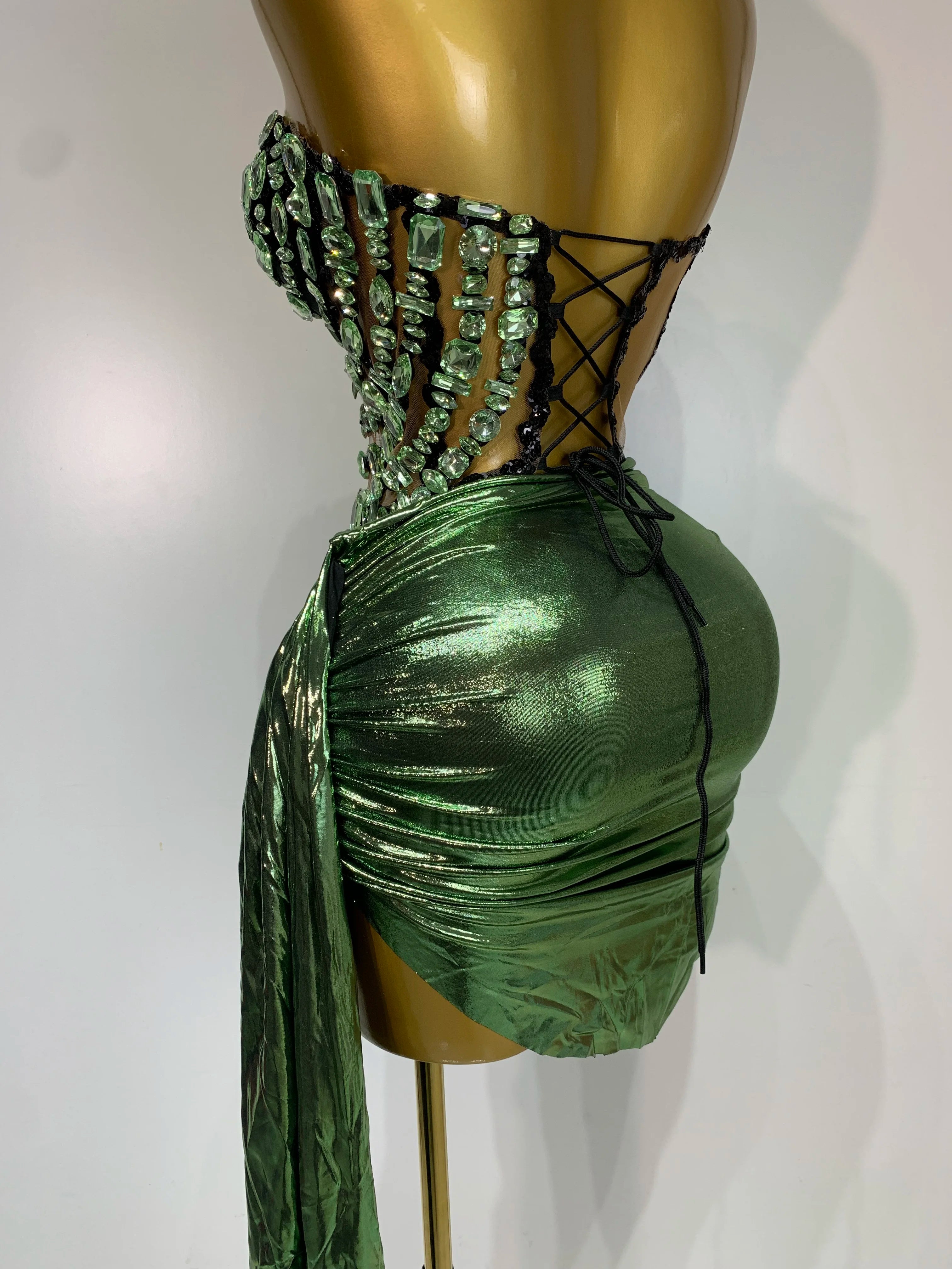 Emerald Envy Rhinestone Mini Set