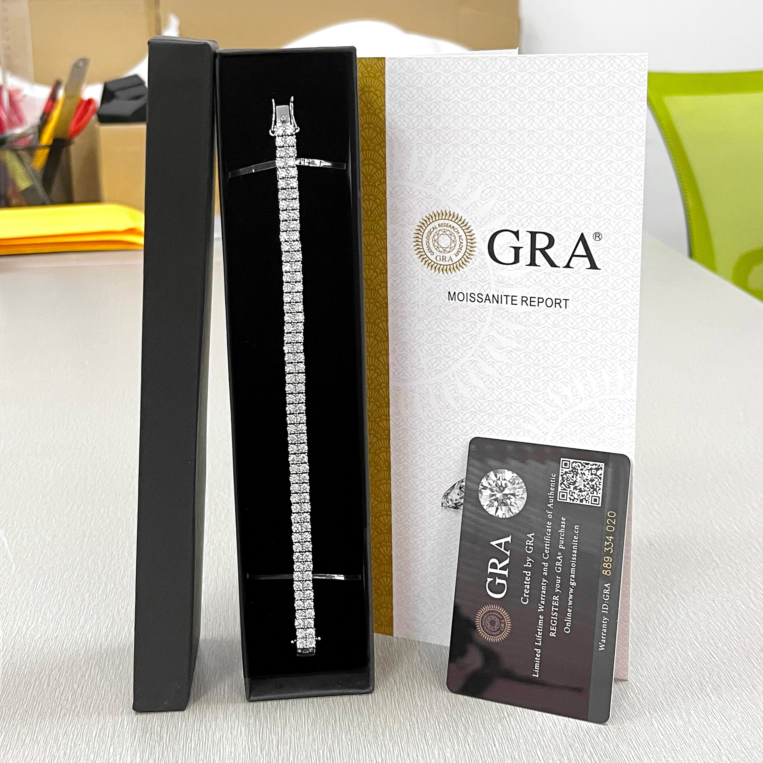 Lustrous Luminaire Moissanite Tennis Bracelet | BHG Jewelry