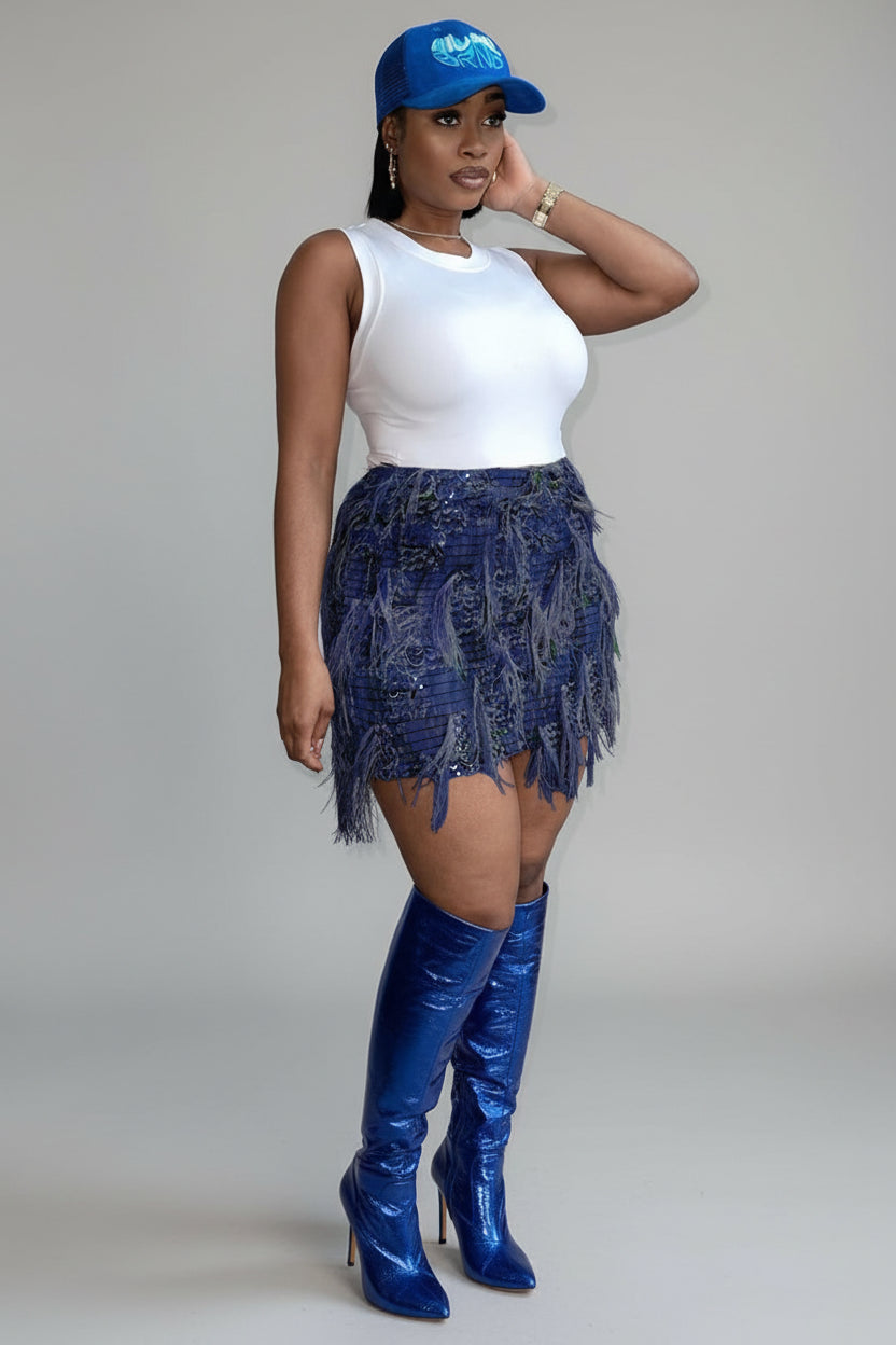 Tassel Tease Twilight Twirl Skirt