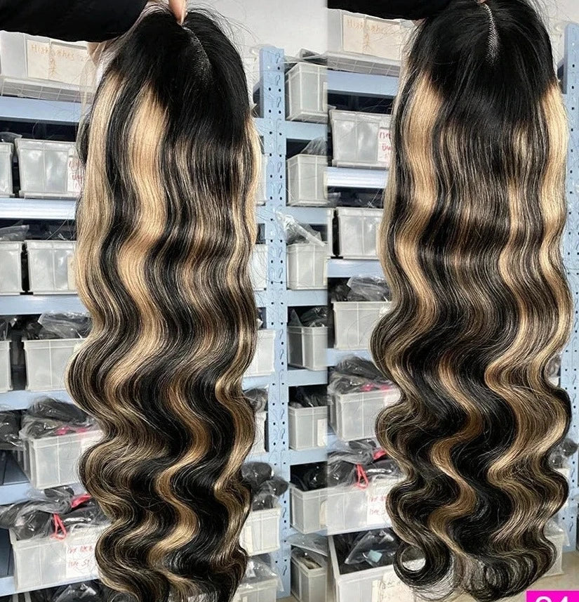 GlamWave Highlighted Wig