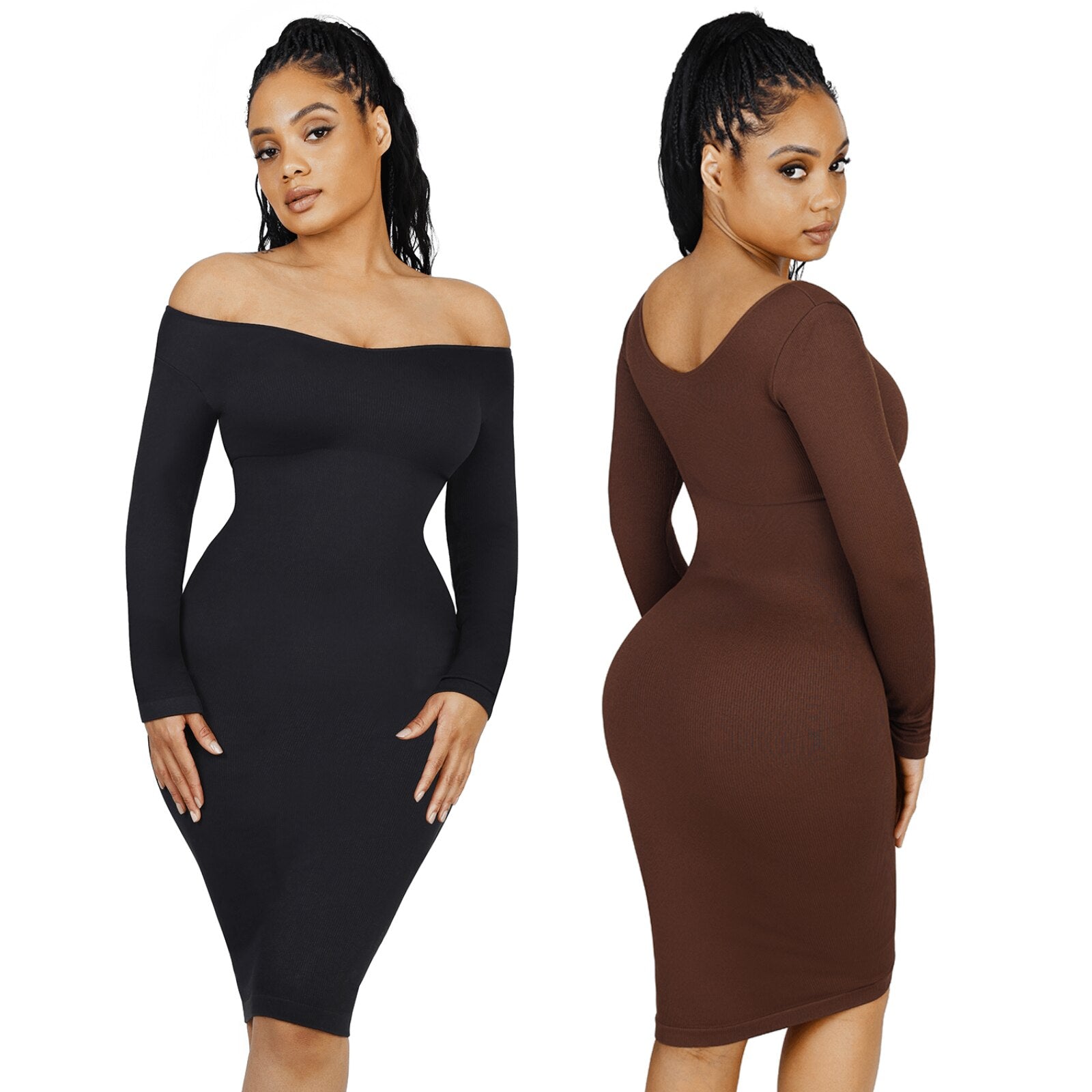 SleekSpeak: Stellar Silhouette Sculptor Dress by BHG Essentials