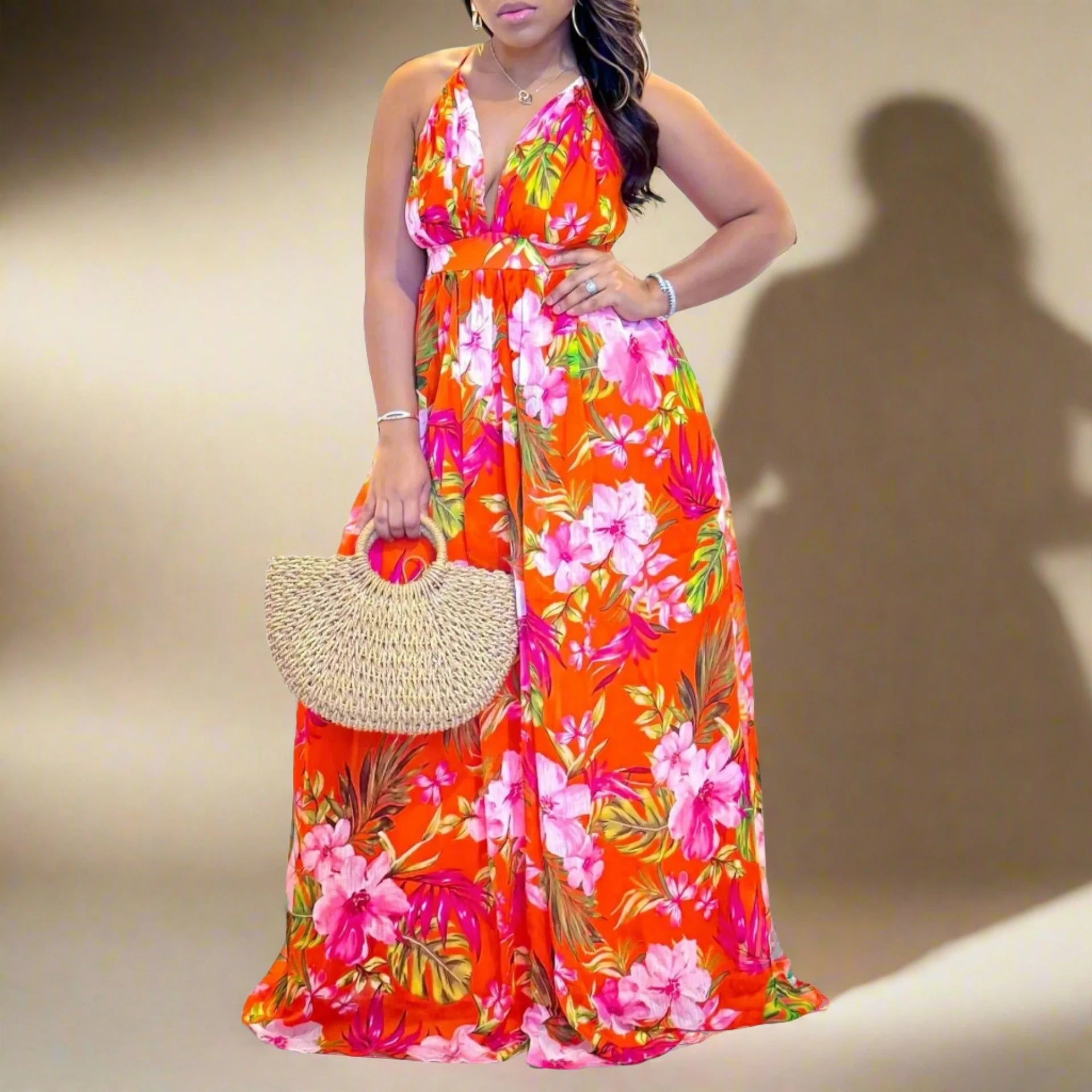 Bloom 'n' Breeze Boho V-Maxi