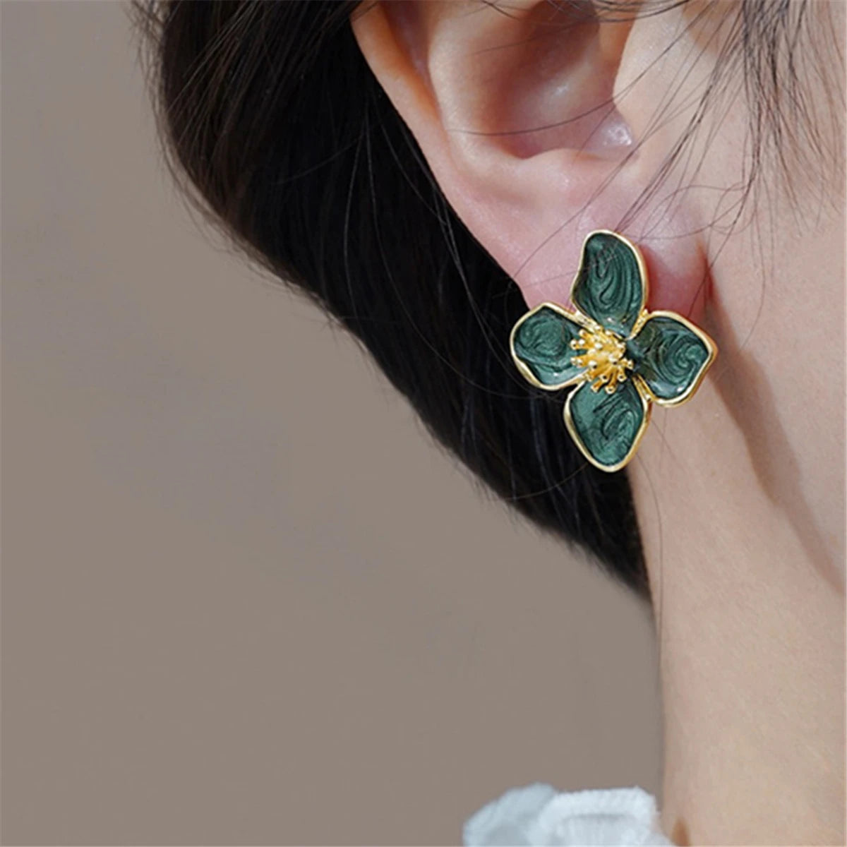 Bloomin' Glam Petal Pops - Vintage Vibe Floral Studs