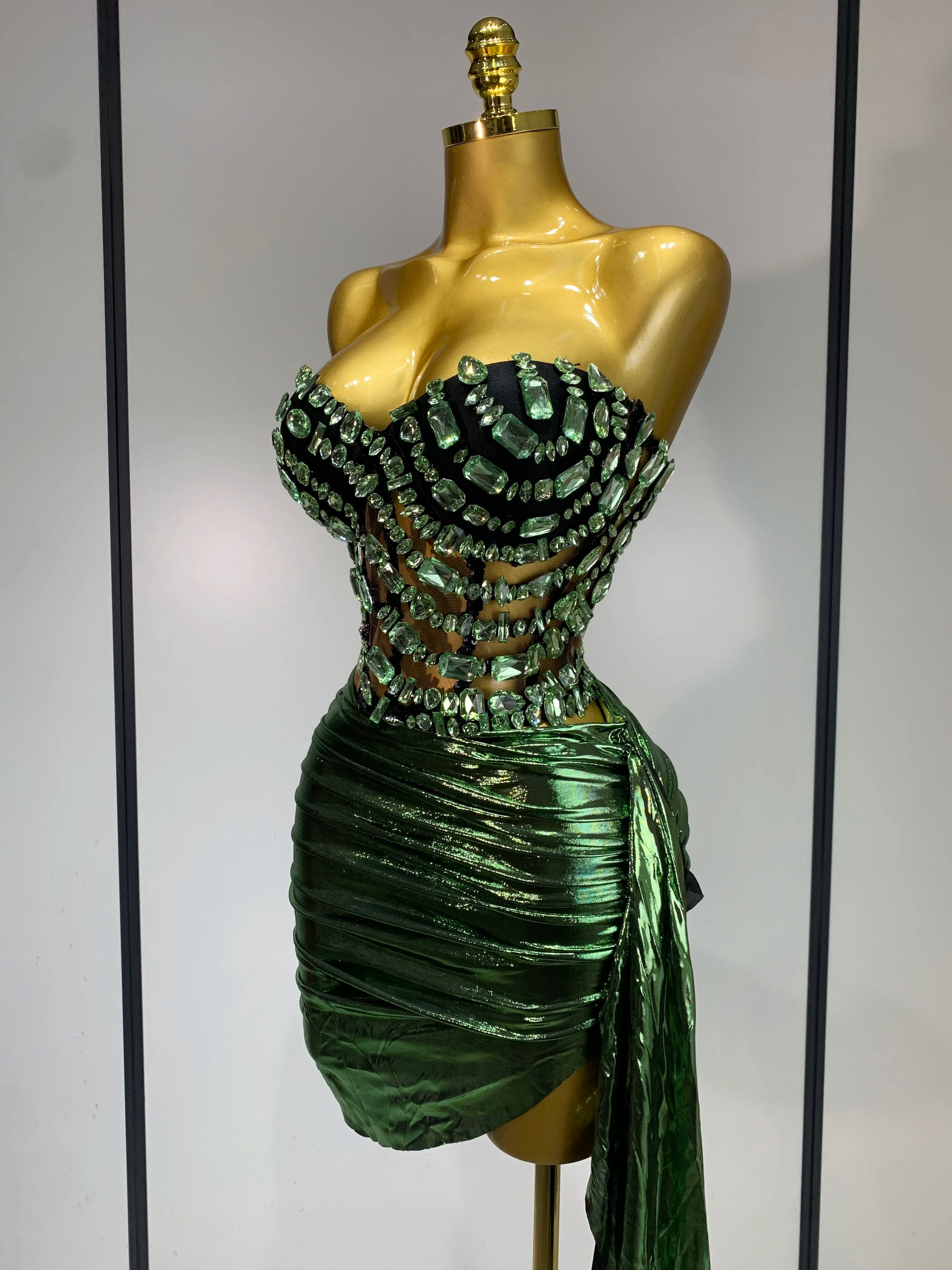 Emerald Envy Rhinestone Mini Set