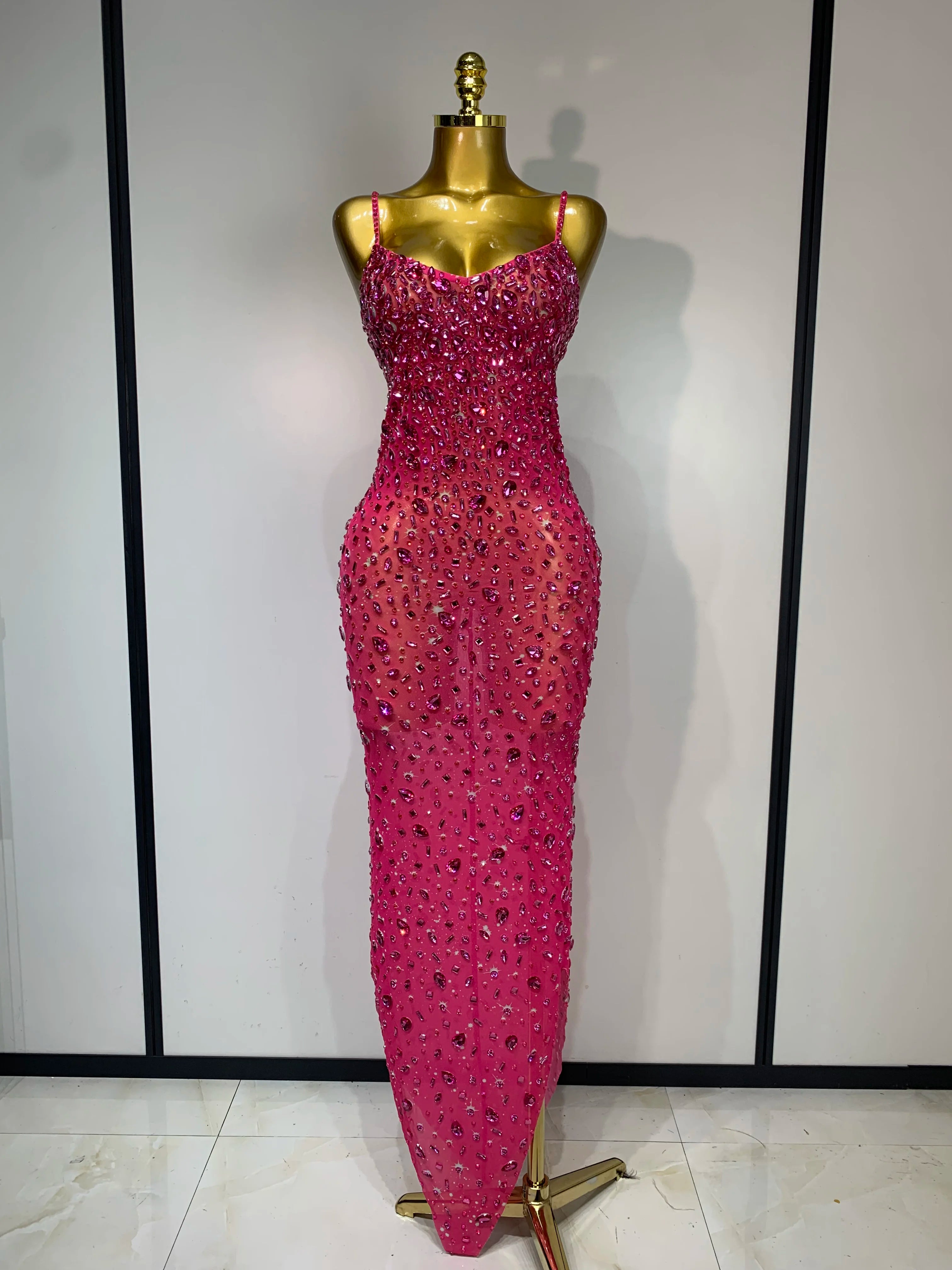 Diamond Hour Illusion Gown