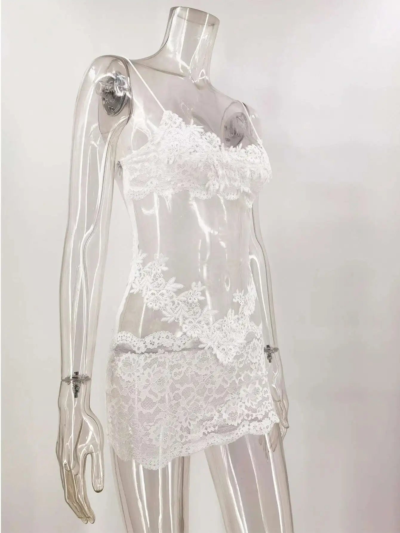Tempt Me Lace Mini Dress