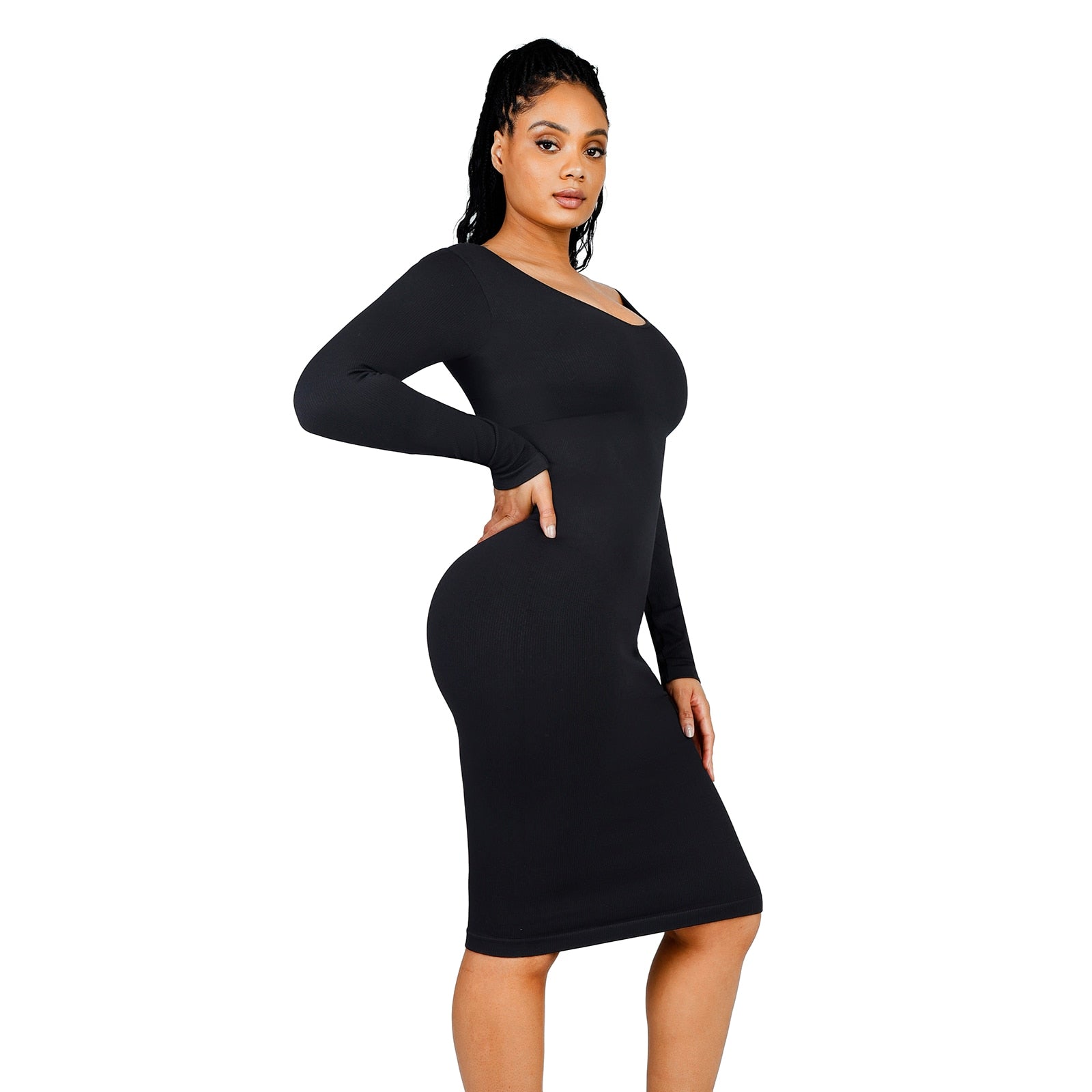 SleekSpeak: Stellar Silhouette Sculptor Dress by BHG Essentials