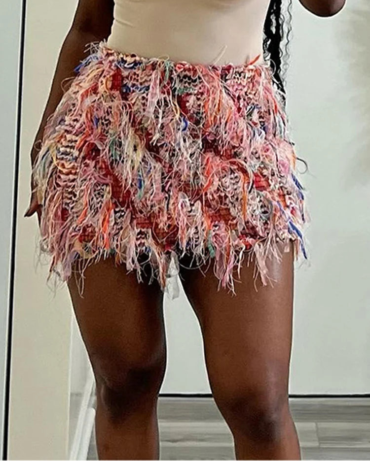 Tassel Tease Twilight Twirl Skirt