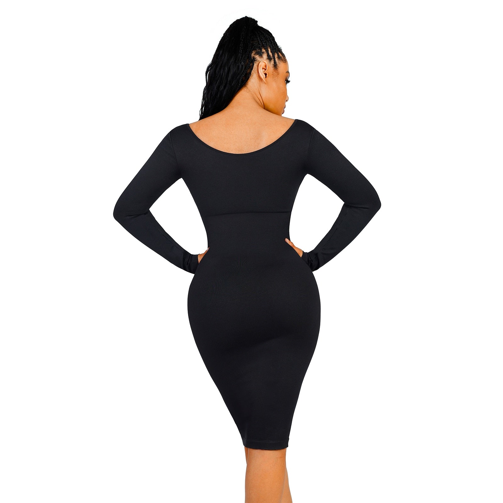 SleekSpeak: Stellar Silhouette Sculptor Dress by BHG Essentials
