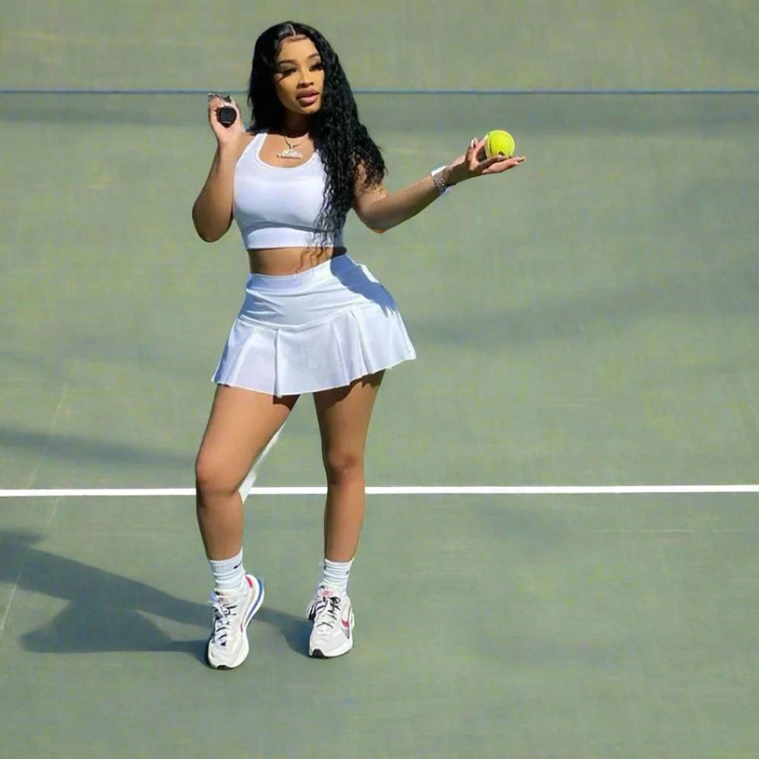 Sprint & Flirt Summer Skort Set