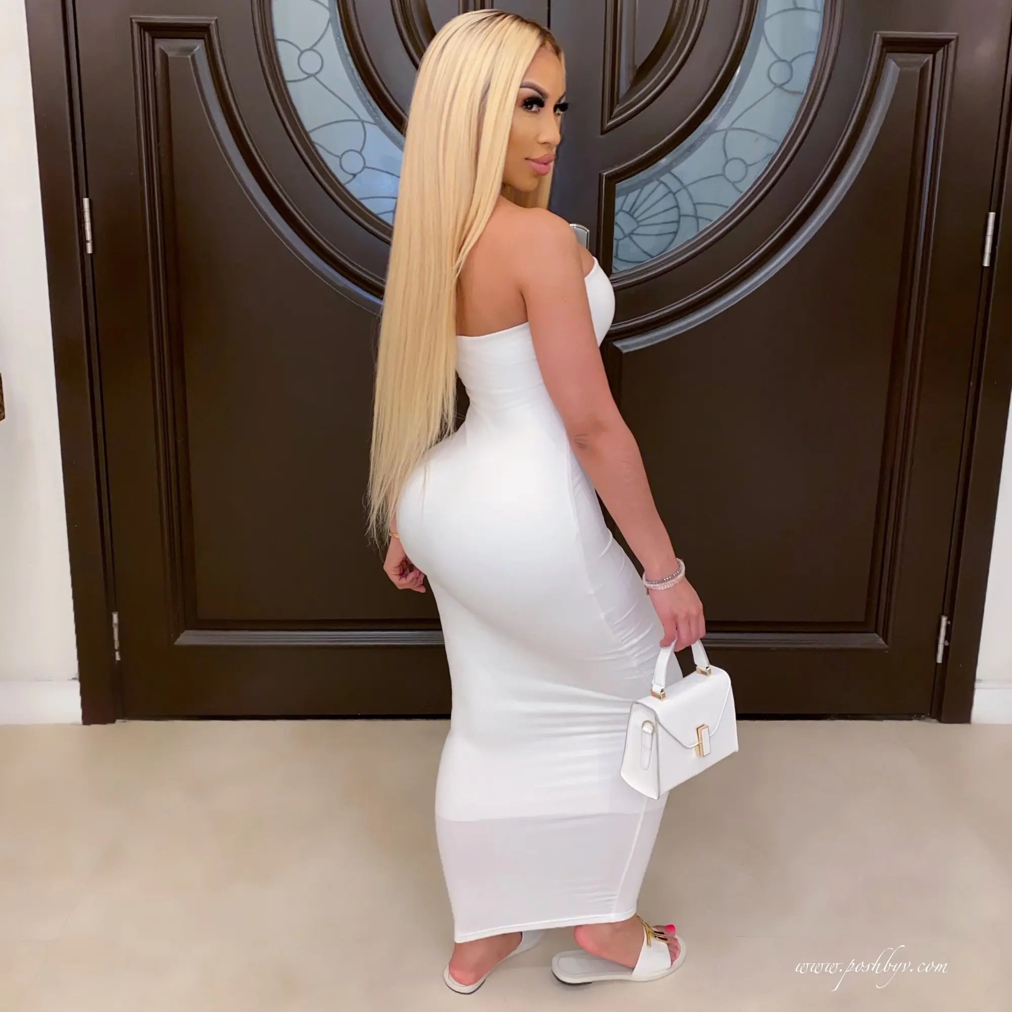 Breeze Babe Wrap-tastic Maxi Dress | Strapless Summer Bodycon