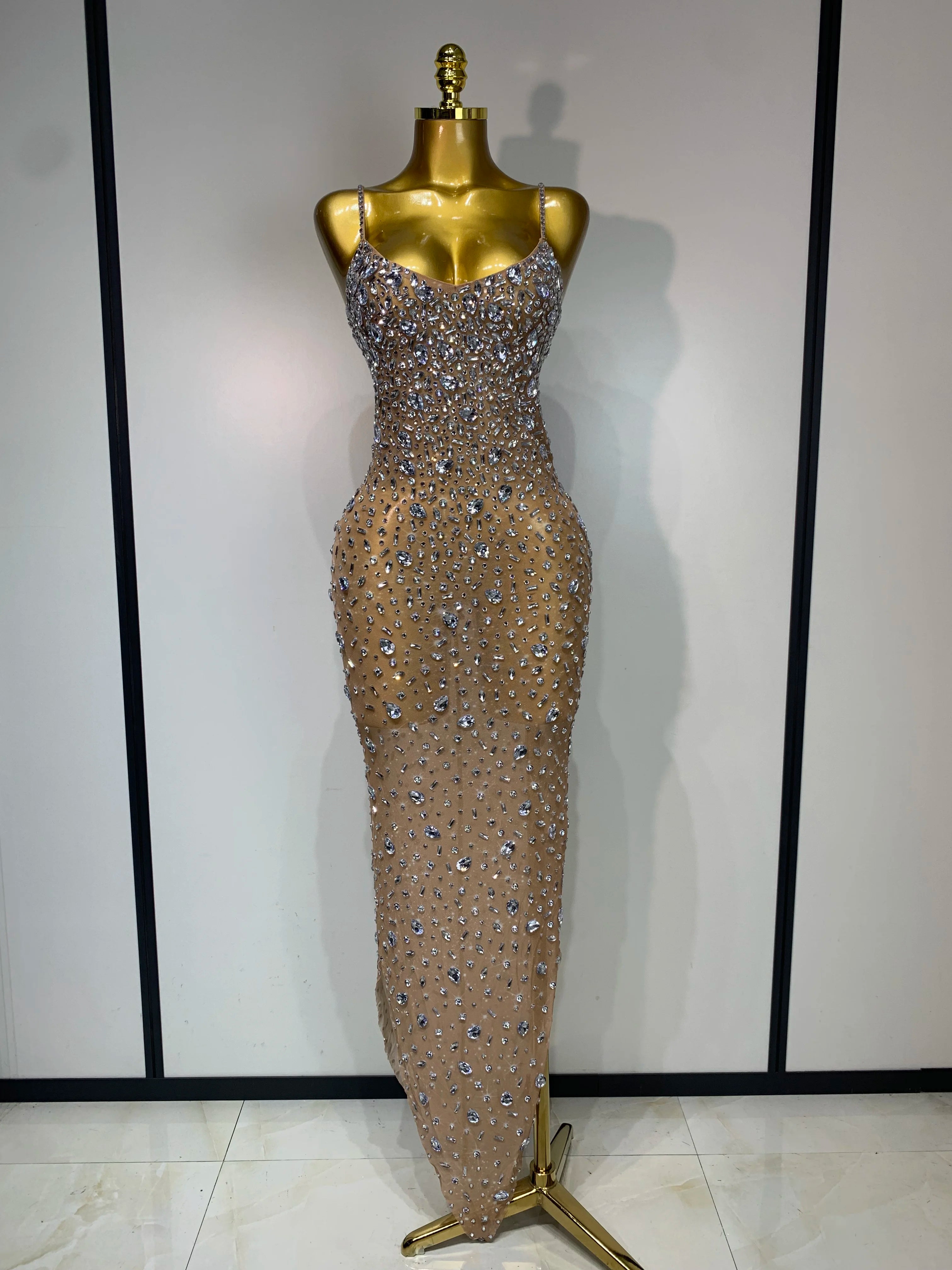 Diamond Hour Illusion Gown