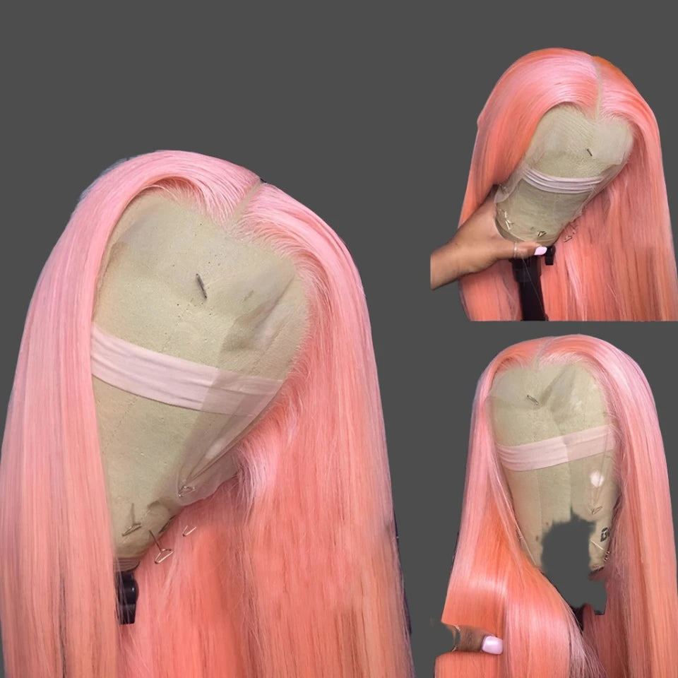 Pretty in Pink Prowess: The Flamingo Flick Power Wig