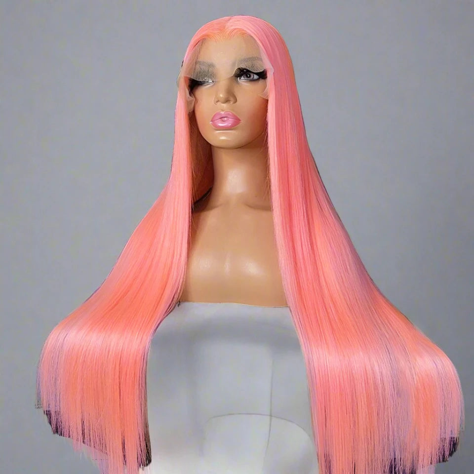 Pretty in Pink Prowess: The Flamingo Flick Power Wig