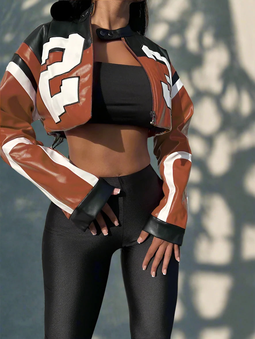 Urban Letterman Luxe - Chic Varsity Siren Jacket