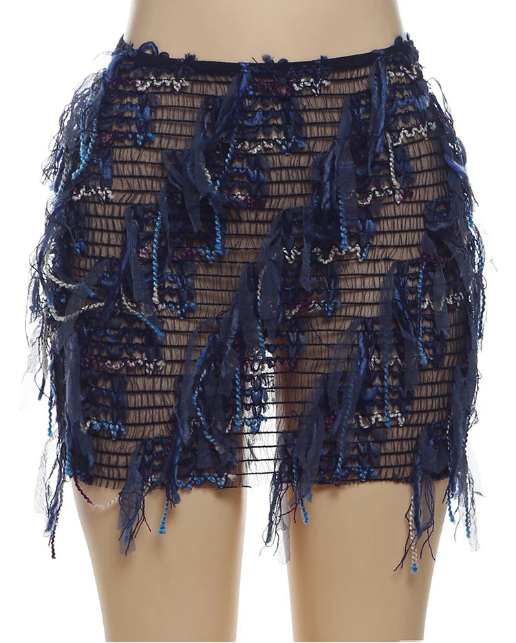 Tassel Tease Twilight Twirl Skirt